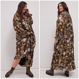 Anthropologie Blair shimmer maxi dress